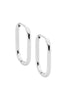 Oval hoop earrings - silver-Ellani-20mm Oval hoop earrings Stainless steel Comes packaged in gorgeous Ellani packaging-Pash + Evolve