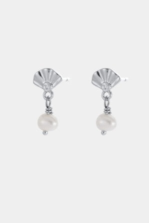 Shelly drop earring - silver