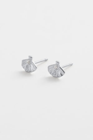 Shelly drop earring - silver