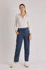 Panel detail pant - navy-One Ten Willow-*Soft, breathable fabric with stretch*Elastic waistband with adjustable drawcord*Flattering tapered leg silhouette*Modern panel detailing*Cotton/Elastane-Pash + Evolve
