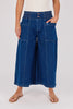 Patch Pocket Wide Leg Jean - Dark Blue-One Ten Willow-Elasticated Waistband Button Front Closure Front Patch Pockets Full Length Wide Leg 75% Cotton 23% Polyester 2% Elastane Model is 176cm (Size 8-10) and wears our size Small Designed in Geelong, Australia-Pash + Evolve