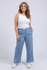 Payton chambray pant-Elm-Lightweight chambray Relaxed drawstring waist Functional patch pockets Breathable lyocell fabric-Pash + Evolve