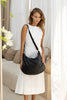 Peyton bag - black-Baleka Leather-Effortless style meets everyday function. Peyton is softly sculpted for a relaxed modern silhouette that moves with you. Featuring a secure back zip pocket, internal zip compartments and internal slip pockets to keep your essentials organised. Wear it crossbody or over the shoulder with the adjustable strap. Fully lined with quality finished throughout, Peyton is the kind of bag you will reach for daily - Super practical & effortlessly elegant. A modern essential, designed