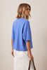 Phoebe Premium Tee - Vintage Blue-Ceres Life-100% Organic cotton Premium weight Jersey Boxy Oversized fit Tonal Logo Embroidery Main: 100% Organic Cotton-Pash + Evolve