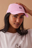 Pip everyday cap - hibiscus pink-Ceres Life-Made with 50% pre-consumer recycled cotton Classic 6 panel style Adjustable back strap -Antique Silver metal fastening-Pash + Evolve