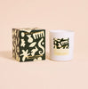 Pistachio & Caramel Candle-Celia Loves-Pistachio & Caramel is a sophisticated scent blend that gives quiet luxury while still satisfying your sweet tooth. It’s a chic medley of creamy classic vanilla and zesty notes of orange that all the cool girls LOVE. Top notes orange zest, pistachio, sweet jam Heart notes jasmine, caramel, malt Base notes classic vanilla, musk Handcrafted on the Surf Coast of Victoria using soy wax, the Celia Loves La Fiesta Collection is all about bringing the party and celebrating ev