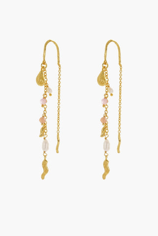 Shelly drop earring - silver