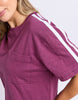Power Tee - Plum-Foxwood-Power through your day in the new Power Tee from LeisureFit. This relaxed style regular-length tee features a large front pocket and round neckline making a classic for the ages. Round neckline Relaxed fit Front pockets 100% Cotton Our model is 176cm and wears Size 10-Pash + Evolve