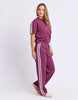 Power pant - plum-Foxwood-Power through your day in the new Power Pants from LeisureFit. Featuring on-trend side taping, a wide elastic waist with drawcord and pockets, these 100% lightweight cotton pants truly elevate your casual style this season. Elastic waist with drawcord Side taping detail Relaxed fit 100% Cotton Our model is 176cm and wears Size 10-Pash + Evolve