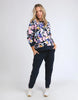 Quincy all over sweat-Elm-Exclusive all-over Elm print in stunning pops of floral colour. This 100% cotton crew will uplift your mood and your outfit instantly. Exclusive Elm print Cosy crew style Crew neckline Unbrushed Cotton Fleece Model is wearing a size 10-Pash + Evolve