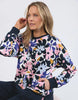 Quincy all over sweat-Elm-Exclusive all-over Elm print in stunning pops of floral colour. This 100% cotton crew will uplift your mood and your outfit instantly. Exclusive Elm print Cosy crew style Crew neckline Unbrushed Cotton Fleece Model is wearing a size 10-Pash + Evolve