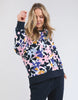 Quincy all over sweat-Elm-Exclusive all-over Elm print in stunning pops of floral colour. This 100% cotton crew will uplift your mood and your outfit instantly. Exclusive Elm print Cosy crew style Crew neckline Unbrushed Cotton Fleece Model is wearing a size 10-Pash + Evolve