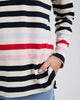 Retreat long sleeve - white/navy-Elm-*Round neckline *Long sleeve *Stripe *Curved hemline *Relaxed fit *100% Cotton Jersey-Pash + Evolve