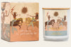 Riding tides candle-FRANKIE GUSTI-Sea salt mingled with zesty kaffir lime and bergamot, vibrant lemongrass, and softened with exotic saffron and warm amber.Artwork by Tahnee Kelland50hrs100% pure soy waxLead free cotton wickCruelty free + veganFragrance oilHand poured in the Yarra Valley | Melbourne-Pash + Evolve