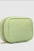 Rita Jewellery Case - Pistachio-Louenhide-The Louenhide Rita Pistachio Jewellery Case is the ideal travel accessory you didn't know you needed. Perfectly sized for travel, this women's jewellery case is a must-have for keeping your jewellery organised and protected on the go. Its sleek design fits effortlessly into your luggage or carry-on, while ensuring your accessories are always secure, organised and ready to shine. Say goodbye to tangled necklaces and lost earrings. With the ultimate internal organisat