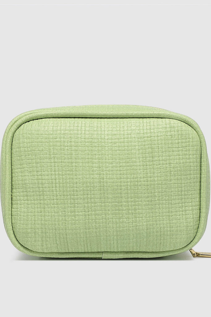 Rita Jewellery Case - Pistachio-Louenhide-The Louenhide Rita Pistachio Jewellery Case is the ideal travel accessory you didn't know you needed. Perfectly sized for travel, this women's jewellery case is a must-have for keeping your jewellery organised and protected on the go. Its sleek design fits effortlessly into your luggage or carry-on, while ensuring your accessories are always secure, organised and ready to shine. Say goodbye to tangled necklaces and lost earrings. With the ultimate internal organisat