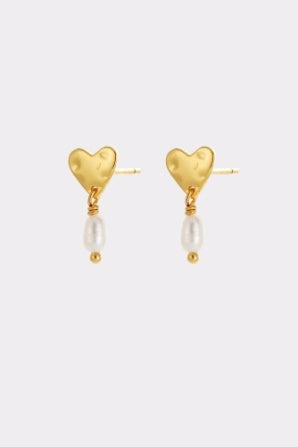 Shelly drop earring - silver