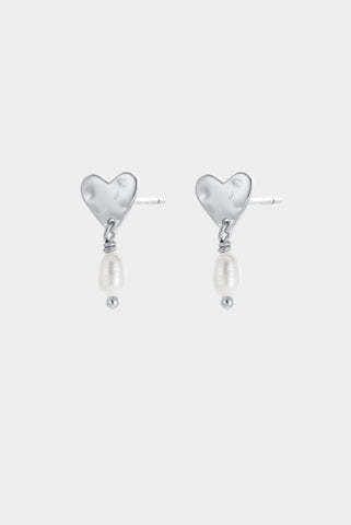 Shelly drop earring - silver