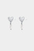 Romy drop earring - silver-Zarla-A softly sculpted silver heart, finished with a delicate pearl drop. This piece brings a light, coastal feel with a touch of understated elegance. Effortless, feminine, and made for everyday wear. *Rhodium Plated Solid Brass Base *Water proof: Can be worn in the ocean or pool-Pash + Evolve