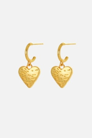 Shelly drop earring - silver