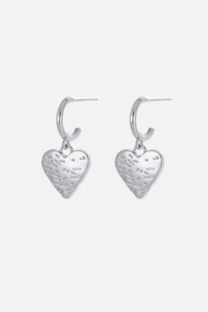 Shelly drop earring - silver