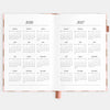 Rose Check - 2026 A5 Vertical Planner-Fox & Fallow-Our best-selling A5 planners are back with a brand new vertical layout and a new planning system designed to simplify your life.At Fox & Fallow we're all about making planning simple. Your planner should de-stress and simplify your life, not make it more rigid or complicated. That's why we've designed a planning system to make things more simple and organised.Say hello to the fresh new cover art and new colourful divider pages for each month so you can star