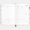 Rose Check - 2026 A5 Vertical Planner-Fox & Fallow-Our best-selling A5 planners are back with a brand new vertical layout and a new planning system designed to simplify your life.At Fox & Fallow we're all about making planning simple. Your planner should de-stress and simplify your life, not make it more rigid or complicated. That's why we've designed a planning system to make things more simple and organised.Say hello to the fresh new cover art and new colourful divider pages for each month so you can star
