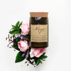 Rose, Pepper & Blackmint - Wine bottle candle-Mojo Candle Co-Scent Description - Rose, Pepper & Black Mint Wine not? Create a natural spa experience in the comfort of your own home. The calming middles notes of Ylang Ylang will make you feel calm and relaxed. A combination of traditional rose and lavender fragrances with hints of modern black pepper and aniseed produces a scent that is wonderfully layered and multi-dimensional. Some scent notes you may detect from this sumptuous and deluxe candle: Peppermin