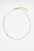 Rosie necklace - pink-Zarla-A delicate chain adorned with soft pink tones and textured accents. Light-catching and feminine, it offers a gentle pop of colour with an effortless, sunlit glow. Perfect for layering or wearing alone as a subtle, refined statement. *18K Gold Plated Solid Brass *41cm + 5cm Extender *This piece is handmade and not recommended to be worn in water-Pash + Evolve