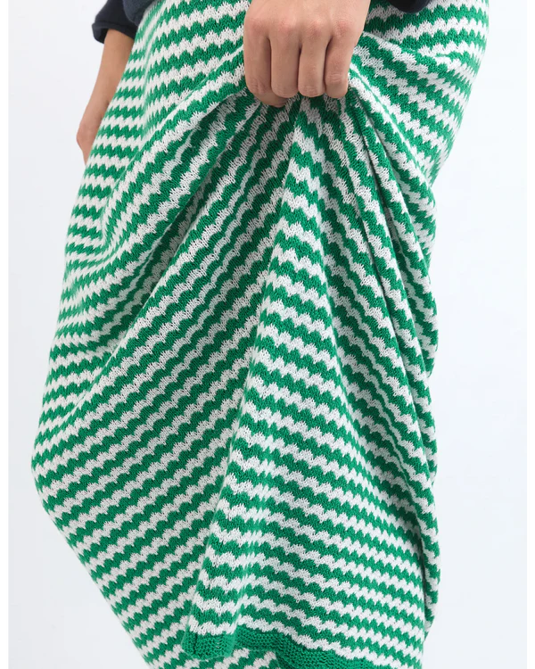 Rosie stripe skirt - pine green/white-Elm-*100% Cotton *Pine green/white stripe-Pash + Evolve
