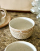 S/3 Condiment Bowls - natural-Robert gordon-Natural Entertainer is designed for effortless hosting, with pieces that feel as grounding as they are beautiful. Made from unglazed speckled clay, each form is etched with subtle detail. The range is raw, tactile, and quietly refined. Set of 3 bowls Made from high fired stoneware Microwave & Dishwasher safe Earthy clay body with light organic glaze 11 x 6.5cm-Pash + Evolve
