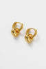 Sadie hoop - gold-Zafino-*Metal: 18K Gold Plated on Brass*Dimensions: 8mm x 15mm*Water Resistant: Splash proof, not recommended to be worn in the ocean or pool-Pash + Evolve