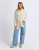 Sadie shirt - lemon/light blue stripe-Foxwood-Bright, breezy, and made for easy days—the Sadie Shirt brings a fresh pop of colour with its playful stripe and relaxed feel. The longer-line fit and chest pocket keep it laid-back, while the button-up front makes it easy to style your way. Perfect for throwing on and heading out, no overthinking required. Front button opening Chest pocket Longer line fit 56% Cotton 44% Viscose Our model is 176cm and wears Size 10-Pash + Evolve