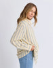 Sadie shirt - lemon/light blue stripe-Foxwood-Bright, breezy, and made for easy days—the Sadie Shirt brings a fresh pop of colour with its playful stripe and relaxed feel. The longer-line fit and chest pocket keep it laid-back, while the button-up front makes it easy to style your way. Perfect for throwing on and heading out, no overthinking required. Front button opening Chest pocket Longer line fit 56% Cotton 44% Viscose Our model is 176cm and wears Size 10-Pash + Evolve