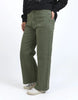 Sarah Wide Leg Jean - Washed Green-Foxwood-A new high-rise jean featuring front patch pockets, a fitted waist and slightly wide leg. Wide leg High rise Front pockets 99% Cotton 1% Elastane Model is 176cm and wears size 10-Pash + Evolve