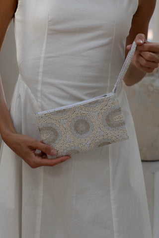 Mia beaded clutch