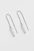 Scarlette thread earring - silver