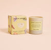 Sea Salt & Coconut Lime Candle-Celia Loves-Fresh, crisp sea salt blended with aromatic lime blossom. Zest balances creamy coconut to evoke the thrilling scent of just-bloomed blossom for a permanent vacation state of mind. Top notes lime, lime zest, orange Heart notes creamy coconut, blossom Base notes vanilla, cream, malt Handcrafted on the Surf Coast of Victoria using soy wax. Featuring original botanical illustrations, vintage-inspired stripes and a fashion-led colour palette, this collection is all at o