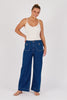 Seam Detail Straight Leg Jeans - Dark Blue-One Ten Willow-Half Back Elastic Waistband Button Front Closure Front Patch Pockets Full Length Straight Leg 75% Cotton 23% Polyester 2% Elastane Model is 176cm (Size 8-10) and wears our size Small Designed in Geelong, Australia-Pash + Evolve