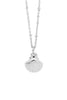 Shell pendant with ball feature chain - Silver-Ellani-Shell pendant on 40+5cm ball feature Stainless steel Comes packaged in gorgeous Ellani packaging-Pash + Evolve