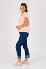 Shell tee - melon-One Ten Willow-Round Neck Curve Hemline Short Sleeve Best Seller Model is 176cm (Size 8-10) and wears our size Small Designed in Geelong, Australia Material: 95% Cotton 5% Elastane-Pash + Evolve