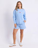 Simplified Confetti Crew - Bluebell-Foxwood-Say hello to your new feel-good fave. The Simplified Confetti Crew brings all the comfort with a playful twist. With multicoloured embroidery on the chest, raw edge details, and a curved hem that flatters every fit, it's the kind of piece you'll want to wear on repeat. Easy to throw on, even easier to love. One colour just won’t be enough. Front chest multicoloured embroidery Raw edge detail Curved hem 100% Cotton Our model is 176cm and wears Size 10-Pash + Evolv