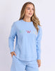 Simplified Confetti Crew - Bluebell-Foxwood-Say hello to your new feel-good fave. The Simplified Confetti Crew brings all the comfort with a playful twist. With multicoloured embroidery on the chest, raw edge details, and a curved hem that flatters every fit, it's the kind of piece you'll want to wear on repeat. Easy to throw on, even easier to love. One colour just won’t be enough. Front chest multicoloured embroidery Raw edge detail Curved hem 100% Cotton Our model is 176cm and wears Size 10-Pash + Evolv
