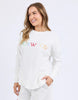 Simplified Confetti Crew - Vintage White-Foxwood-Say hello to your new feel-good fave. The Simplified Confetti Crew brings all the comfort with a playful twist. With multicoloured embroidery on the chest, raw edge details, and a curved hem that flatters every fit, it's the kind of piece you'll want to wear on repeat. Easy to throw on, even easier to love. One colour just won’t be enough. Front chest multicoloured embroidery Raw edge detail Curved hem 100% Cotton Model is wearing a size 10-Pash + Evolve