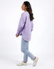Simplified Crew - Lavender-Foxwood-The Simplified Crew is the perfect throw over for your everyday wardrobe. With its round neck, hi-lo hemline, side splits with raw edging & the classic Foxwood logo, you are going to want one in every colour. Front chest embroidery Raw edge detail Curved hem 100% Cotton Model is wearing a size 10-Pash + Evolve