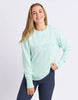 Simplified Crew - Pale Mint-Foxwood-The Simplified Crew is the perfect throw over for your everyday wardrobe. With its round neck, hi-lo hemline, side splits with raw edging & the classic Foxwood logo, you are going to want one in every colour. Front chest embroidery Raw edge detail Curved hem 100% Cotton Our model is 176cm and wears Size 10-Pash + Evolve