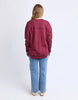 Simplified Metallic Crew - Port-Foxwood-The Bling version of our Best Selling Simplified Crew. This crew is the perfect throw over for your everyday wardrobe. With its round neck, hi-lo hemline, side splits with raw edging & the classic Foxwood logo, you are going to want one in every colour. The Metallic Crew has a stunning lurex thread run through the Foxwood embroidery for that little bit 'extra'. Front chest embroidery Raw edge detail Curved hem 100% Cotton Our model is 176cm and wears Size 10-Pash + E