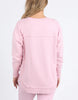 Simplified Tonal Crew - Blossom-Foxwood-Tonal dressing is the ultimate in versatility. For those who love a coordinated look that doesn't stray too far into colour, the tonal Simplified Crew is for you. Its round neck, hi-lo hemline, side splits with raw edging, and classic Foxwood logo insert into the tonal colour panel are tonal dressing perfection. Everyone loves this best-selling crew from Foxwood Clothing. Front chest embroidery Raw edge detail Contrast chest panel Unbrushed Cotton Fleece-Pash + Evolve