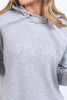 Simplified metallic hoodie - grey marle-Foxwood-Your everyday go-to just got a cozy upgrade. The Simplified Hoodie features the same relaxed vibe as our best-selling crew, with a soft hood and adjustable drawstrings for extra comfort. The hi-lo hemlie and side splits with raw edging are all there, with the signature Foxwood logo for that effortless, stylish touch. Perfect for layering or wearing solo, this hoodie is your new favorite for easy, all-day wear. You’ll want one in every color! Front chest embroi