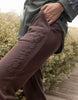 Simplified trackpant - coffee-Foxwood-The ultimate Foxwood Simplified Crew just got a BFF. The Simplified Pant is here and is set to be your favourite on-the-go trackpant for everyday style. Featuring a wide and super comfortable elastic waistband with drawstring tie. The Simplified Pant features the same raw edge detailing on the waist and cuffs as the best selling crew making these a stylish match back. Add side pockets for your treasure and our classic embroidered Foxwood logo on the leg and you have pa
